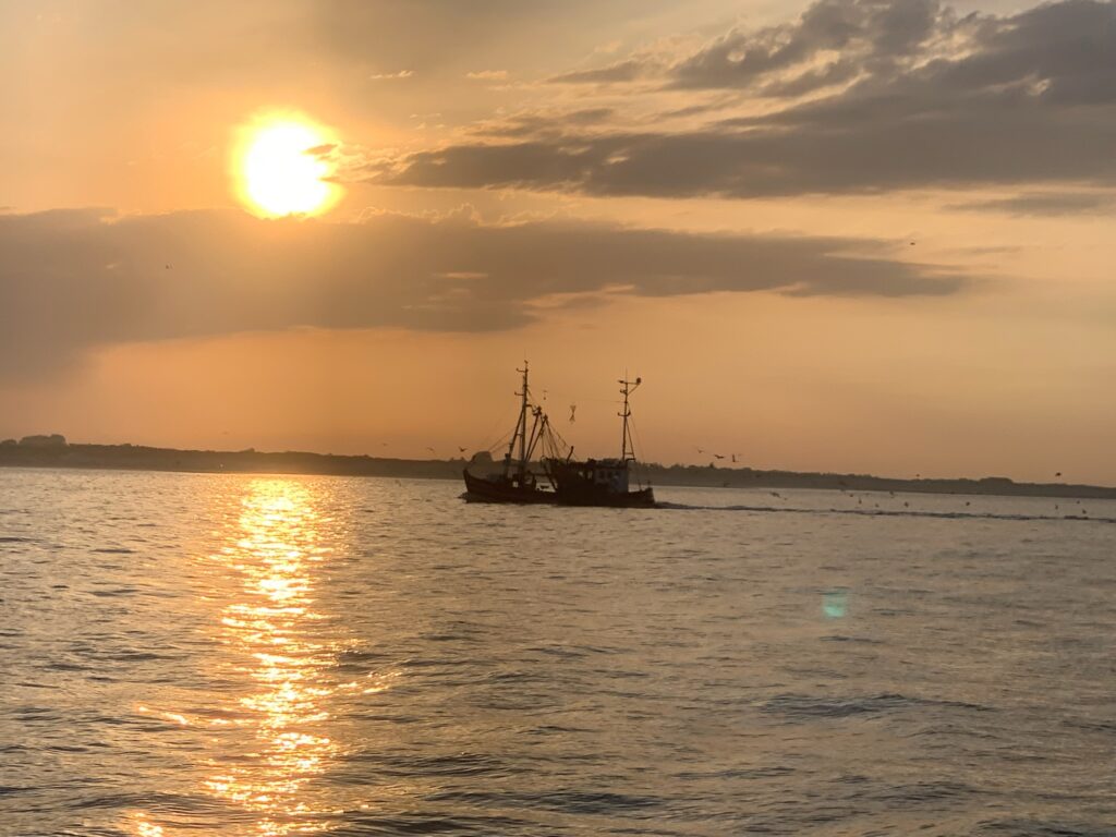 Krabbenkutter vor Borkum