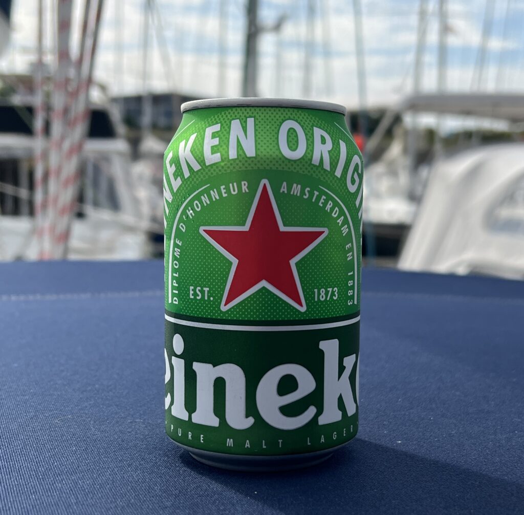 Always drink Heineken