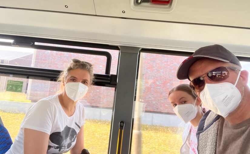 Made it on the bus today